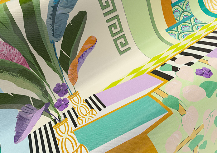 Chatelaine, Enviable Green - Made To Measure Curtains - Image 4